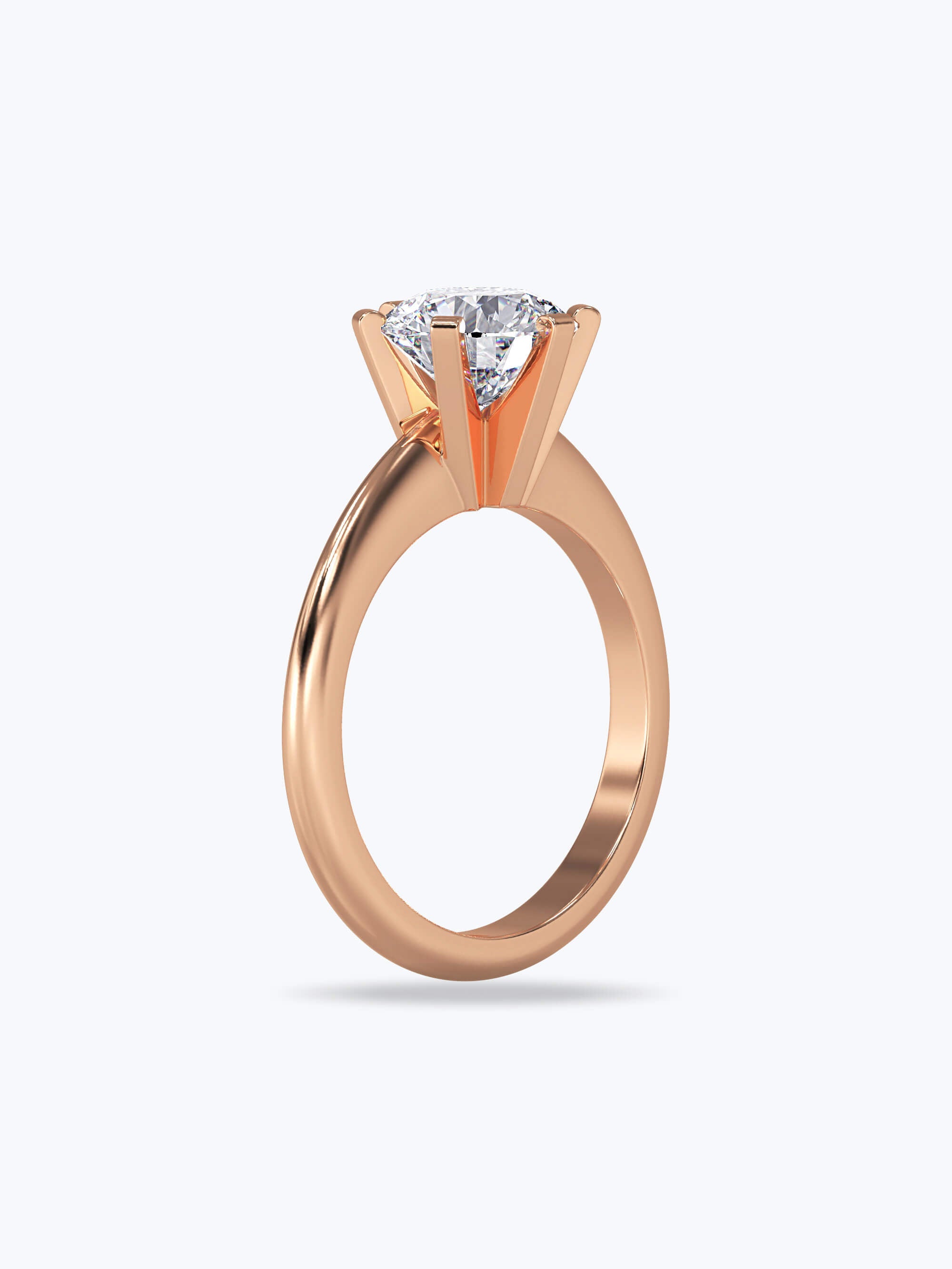 Moonlight Touch Gold Ring with Diamond