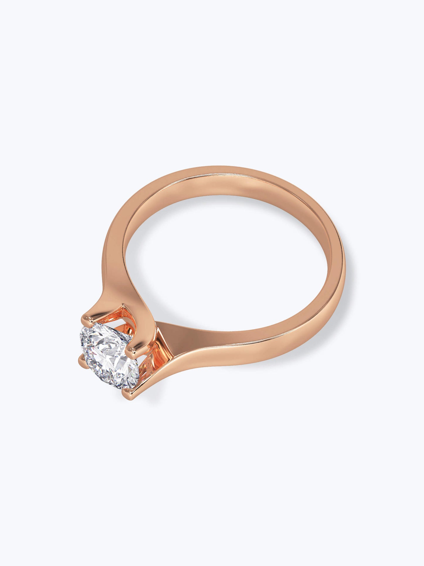 Aurora Shine Gold Ring with Diamond
